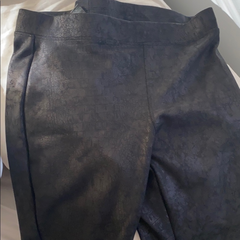 Leather leggings